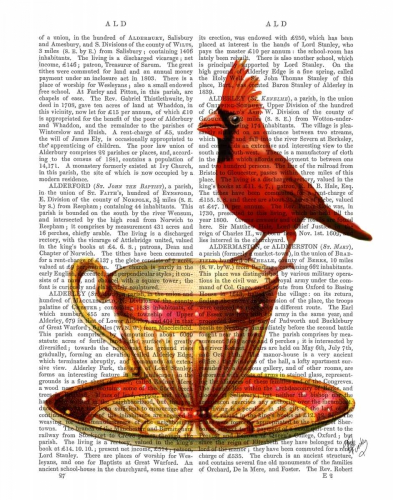 Wall Art Painting id:67373, Name: Teacup And Red Cardinal, Artist: Fab Funky