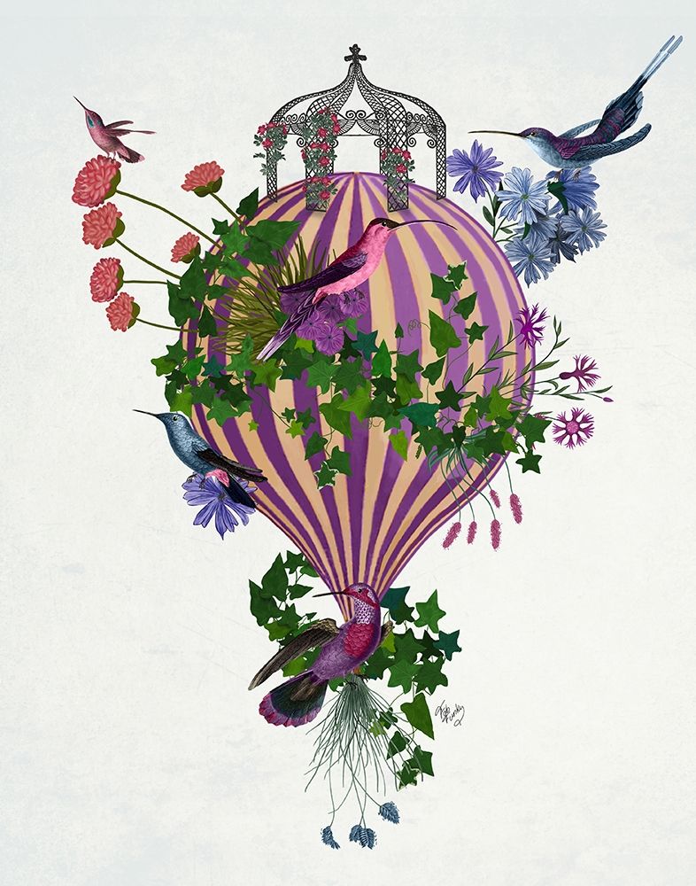 Art Print: Bird Balloon 1