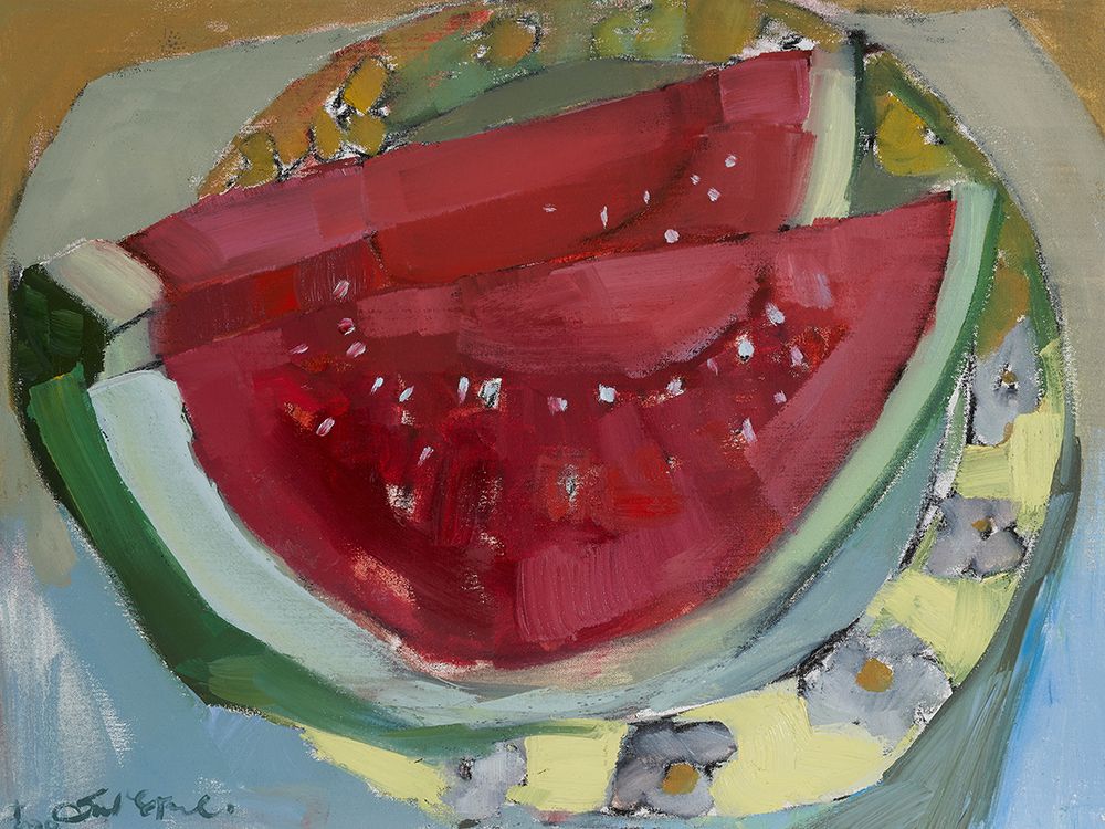 Wall Art Painting id:534054, Name: Watermelon II, Artist: Ferrell, Erin McGee