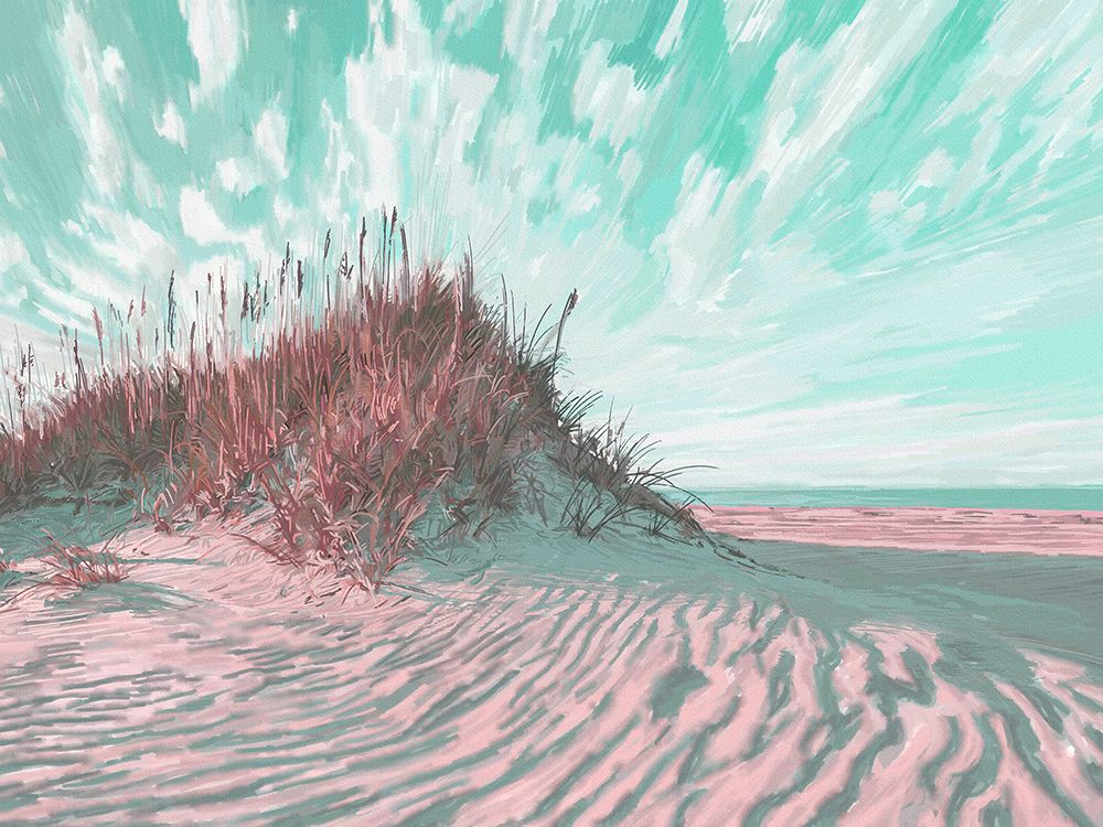 Art Print: Dramatic Dunes  I