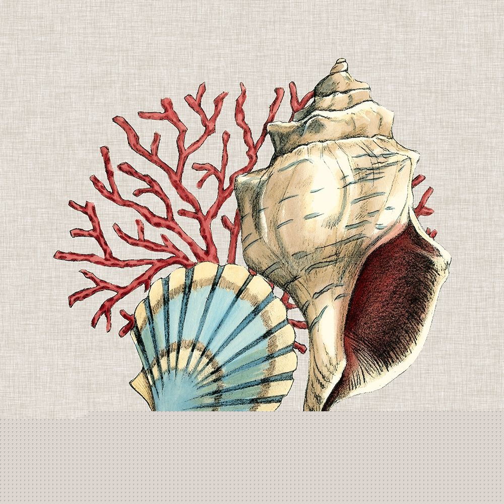 Wall Art Painting id:234498, Name: By the Seashore II, Artist: Meagher, Megan