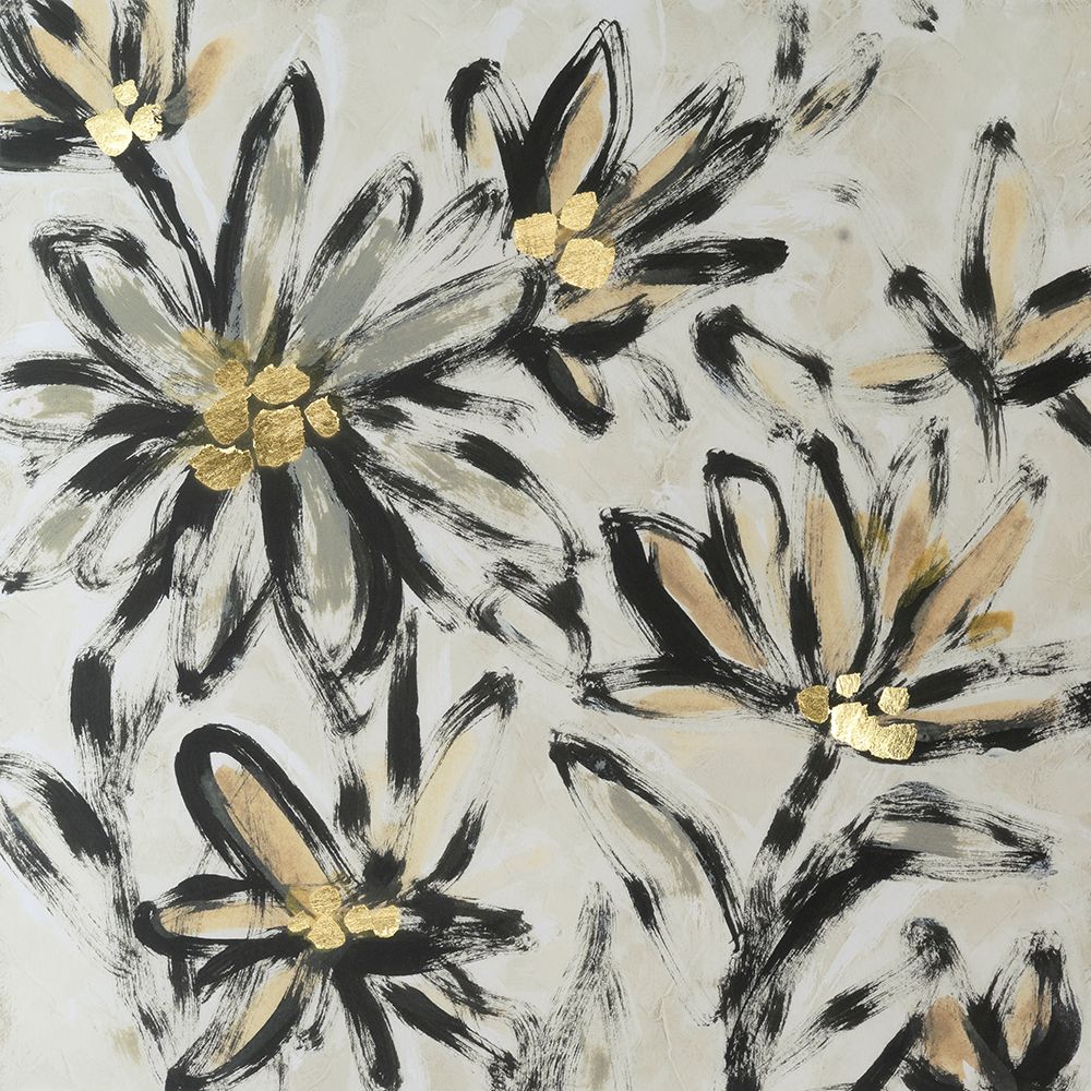 Wall Art Painting id:724270, Name: Neutral Flower Fresco I, Artist: Vess, June Erica