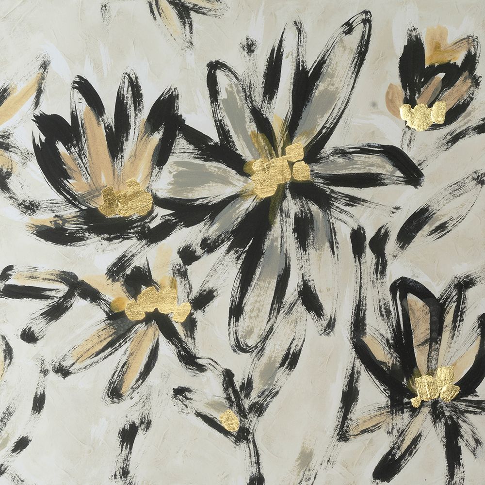 Wall Art Painting id:724271, Name: Neutral Flower Fresco II, Artist: Vess, June Erica