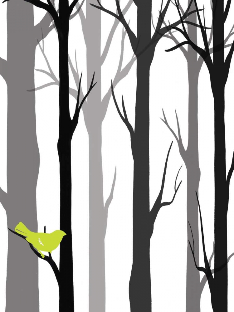 Wall Art Painting id:49697, Name: Forest Silhouette I, Artist: Vess, June Erica