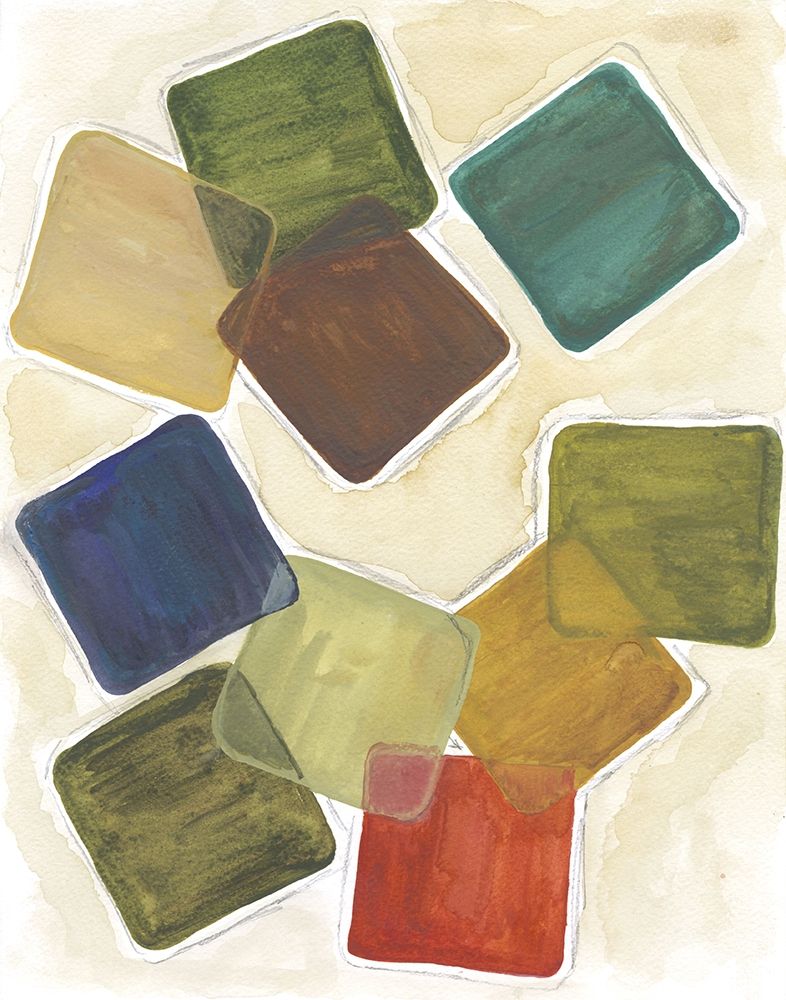 Wall Art Painting id:235838, Name: Color Bloc I, Artist: Choate, Lisa