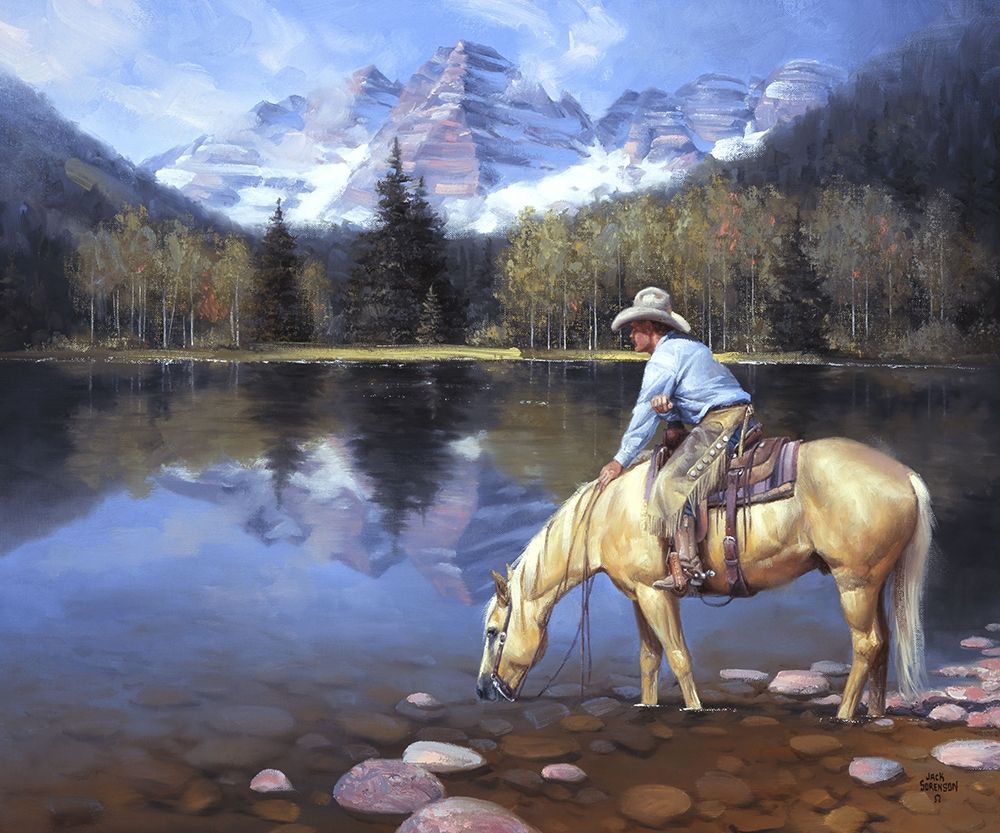 Wall Art Painting id:226838, Name: Colorado Cowboy, Artist: Sorenson, Jack