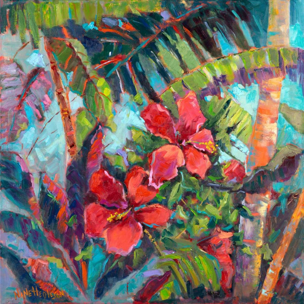 Wall Art Painting id:49708, Name: Splash of the Tropics II, Artist: Oleson, Nanette