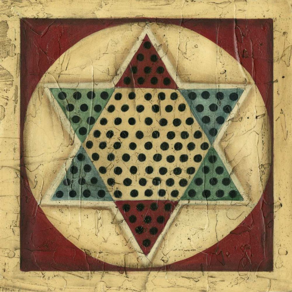 Wall Art Painting id:236700, Name: Antique Chinese Checkers, Artist: Harper, Ethan