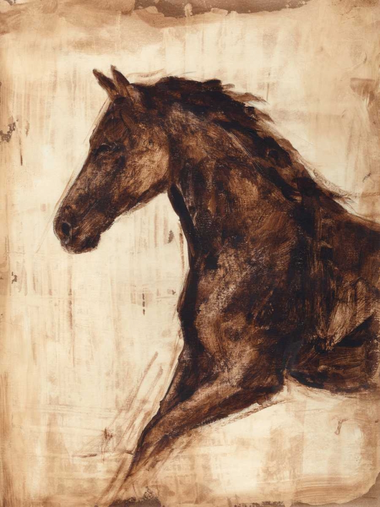 Wall Art Painting id:34630, Name: Weathered Equestrian I, Artist: Harper, Ethan
