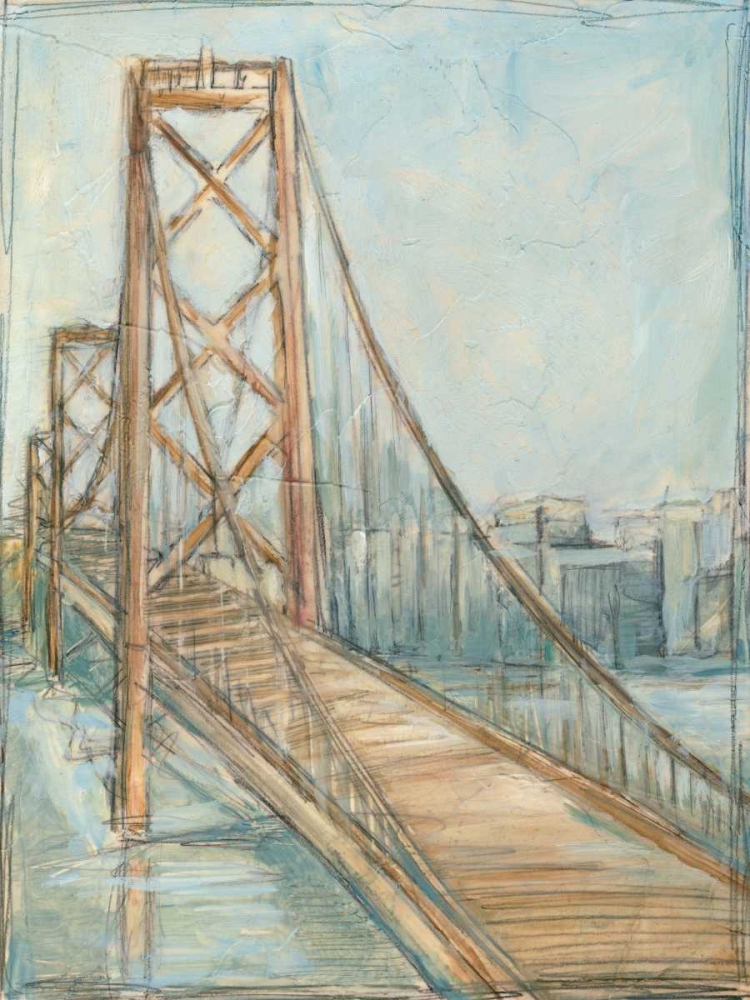Wall Art Painting id:34646, Name: Metropolitan Bridge I, Artist: Harper, Ethan