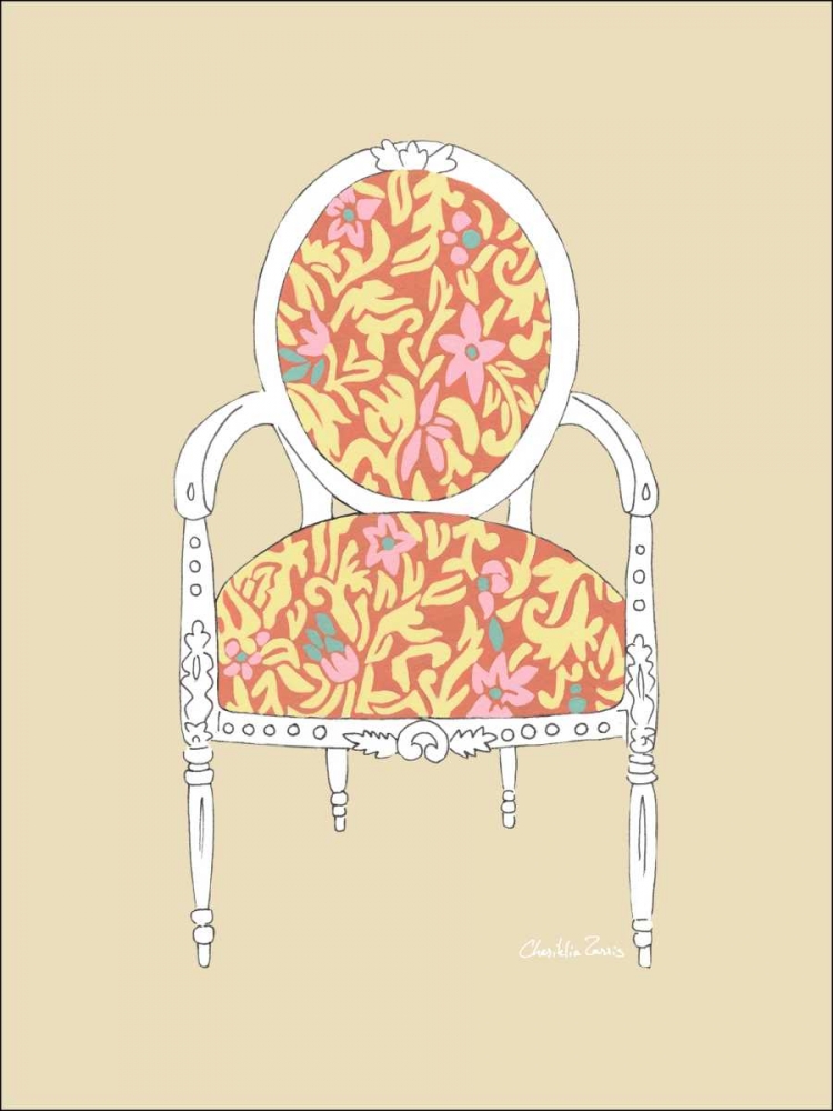 Wall Art Painting id:34688, Name: Decorative Chair I, Artist: Zarris, Chariklia