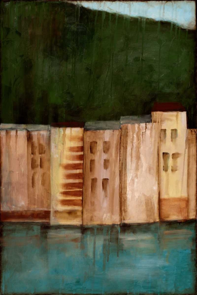 Wall Art Painting id:34823, Name: Coastal Villa II, Artist: Goldberger, Jennifer