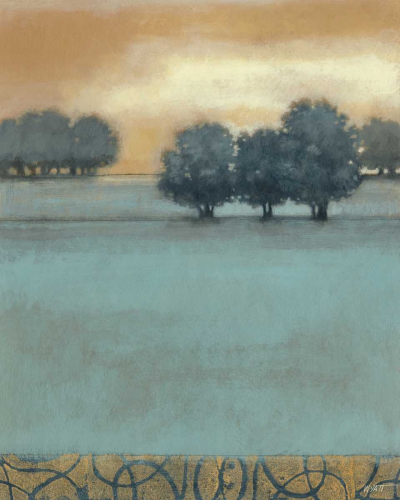 Wall Art Painting id:38415, Name: Tranquil Landscape II, Artist: Wyatt Jr., Norman