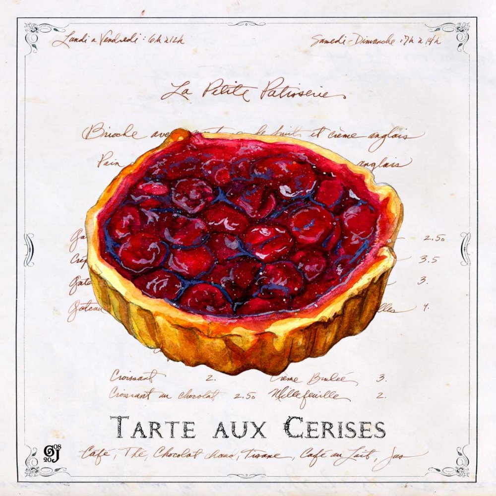 Wall Art Painting id:117721, Name: Tarte aux Cerises, Artist: Joyner, Ginny