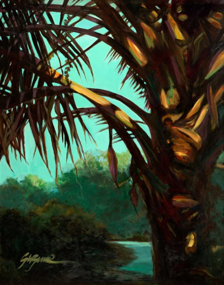 Wall Art Painting id:42490, Name: Dark Palm, Artist: Wilkins, Suzanne