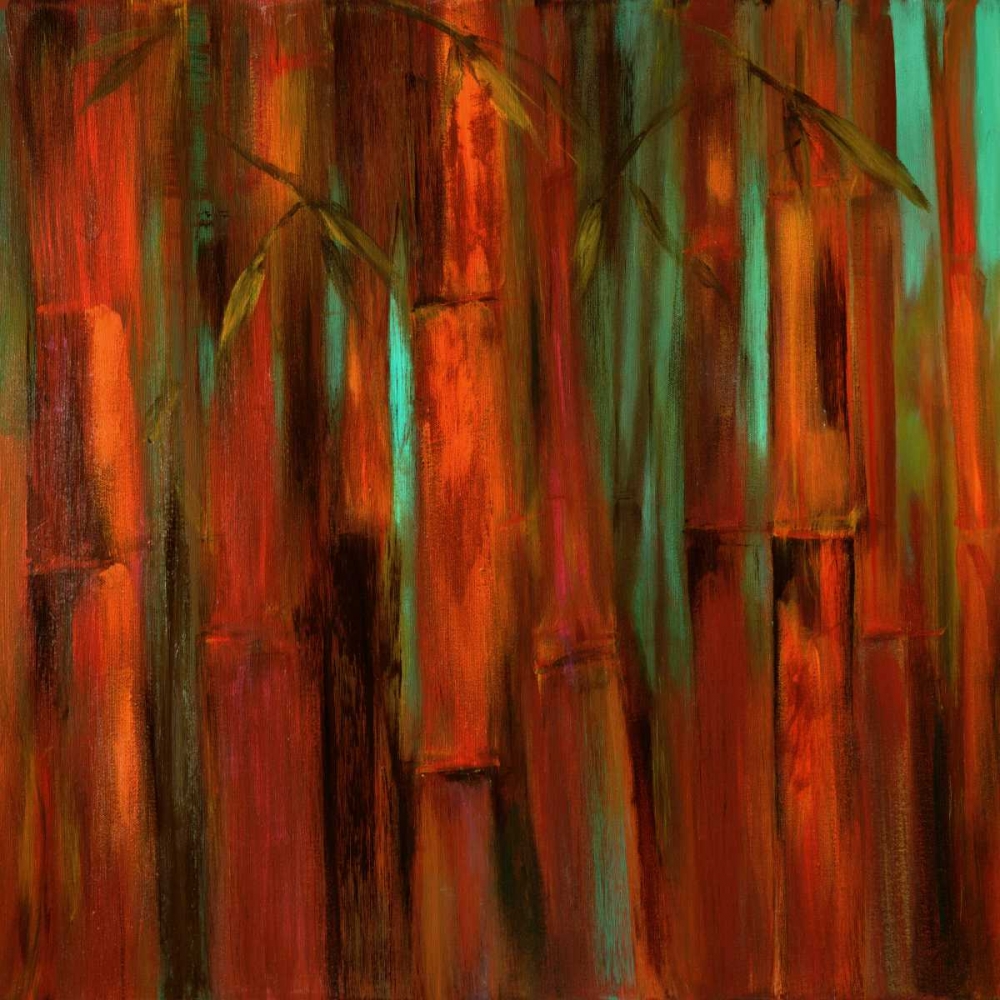 Wall Art Painting id:35066, Name: Sunset Bamboo I, Artist: Wilkins, Suzanne