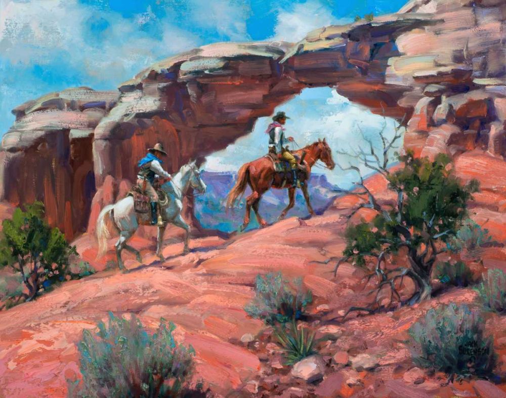 Wall Art Painting id:237091, Name: Between Rocks and Hard Places, Artist: Sorenson, Jack