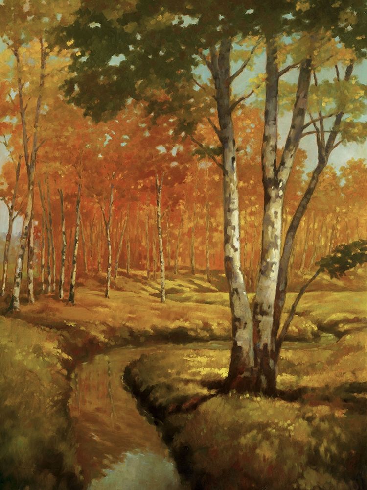 Wall Art Painting id:226996, Name: Woodland Stream II, Artist: Reynolds, Graham