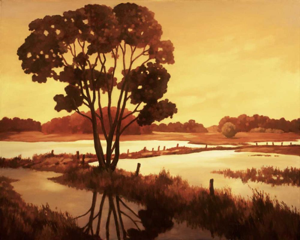 Wall Art Painting id:237628, Name: Evening Water II, Artist: Reynolds, Graham