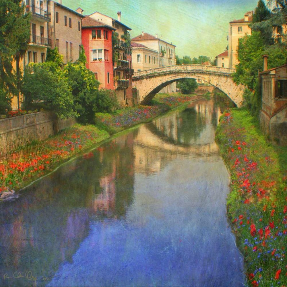 Wall Art Painting id:237642, Name: Stream Bridge, Artist: Vest, Chris