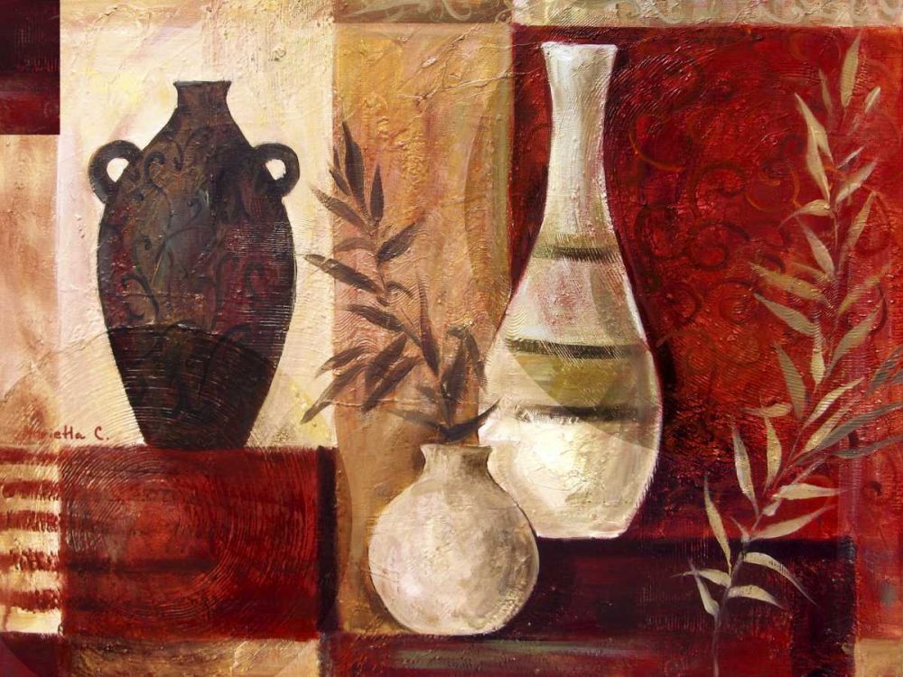 Wall Art Painting id:237643, Name: Spice Vases I, Artist: Cohen, Marietta
