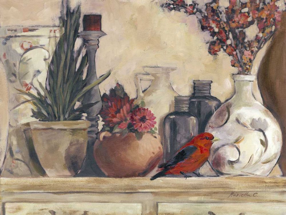 Wall Art Painting id:237646, Name: Vases and Pots, Artist: Cohen, Marietta