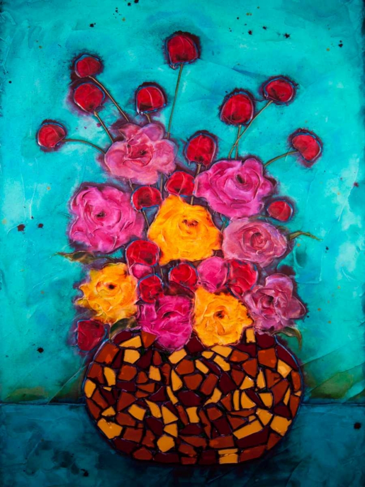 Wall Art Painting id:167047, Name: Love and Roses, Artist: Quin, Marabeth