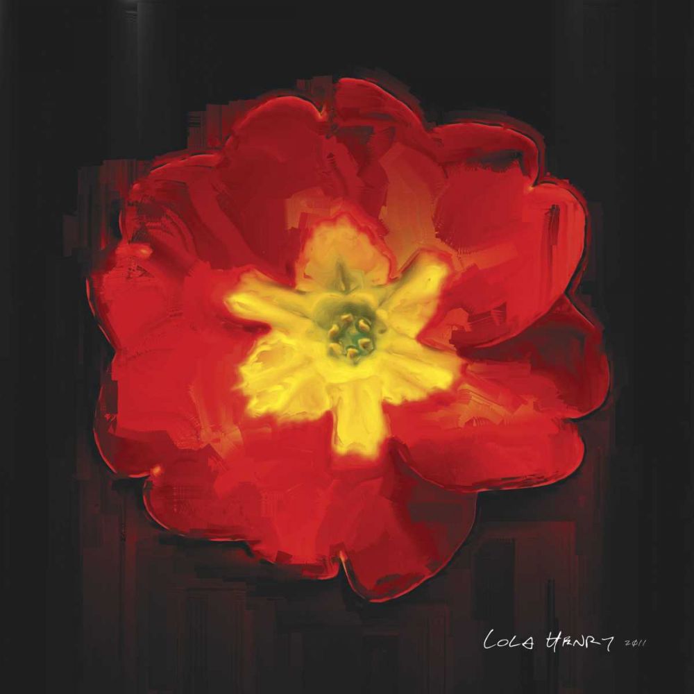 Wall Art Painting id:238255, Name: Vibrant Flower IX, Artist: Henry, Lola