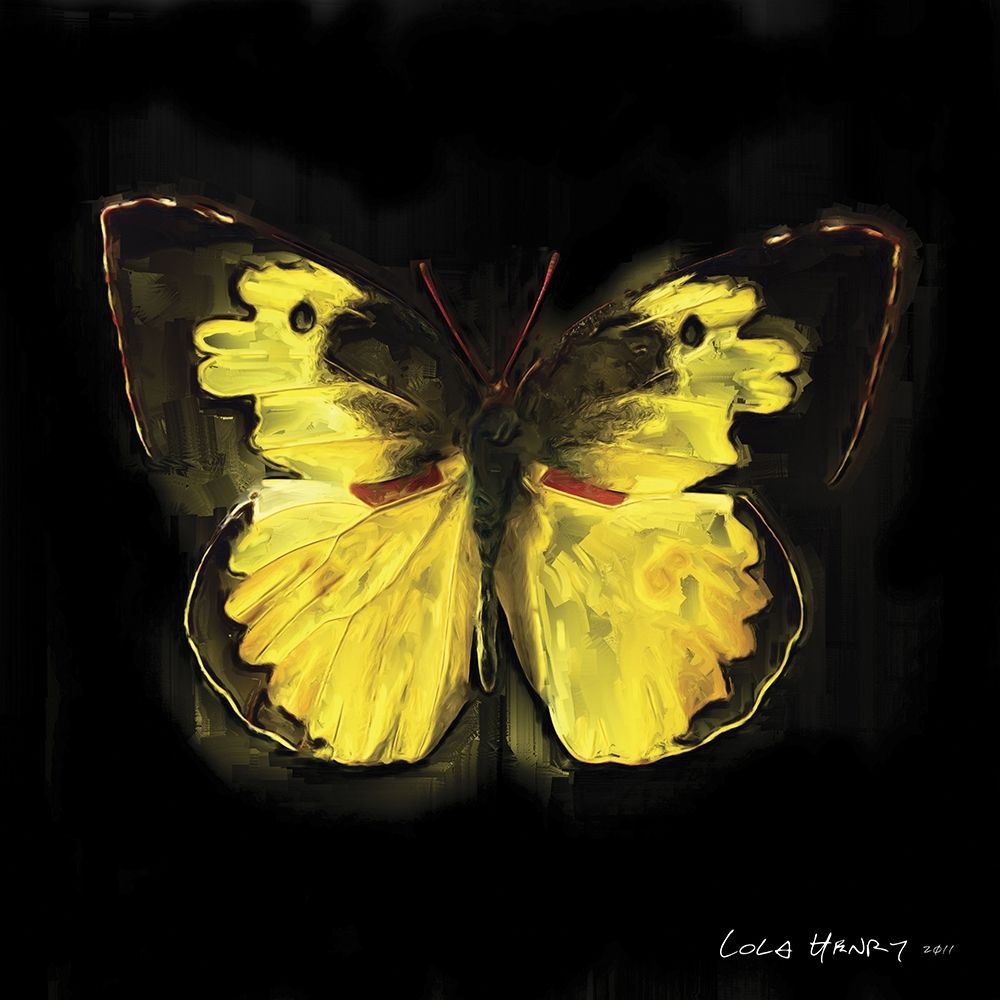 Wall Art Painting id:227031, Name: Techno Butterfly I, Artist: Henry, Lola