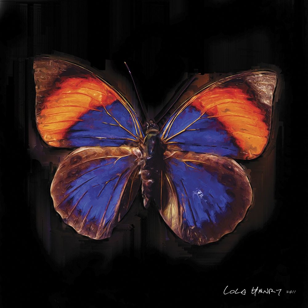 Wall Art Painting id:227033, Name: Techno Butterfly III, Artist: Henry, Lola