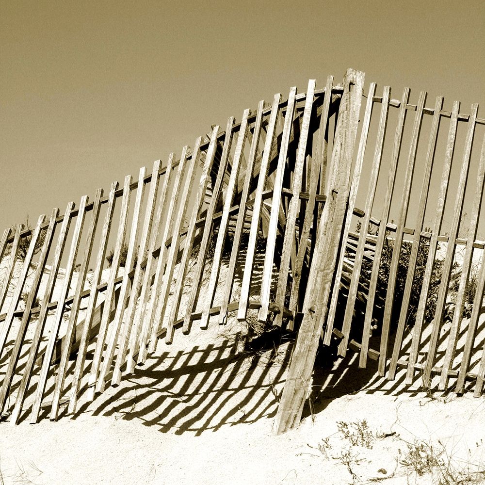 Wall Art Painting id:221283, Name: Fences in the Sand II, Artist: Bay, Noah
