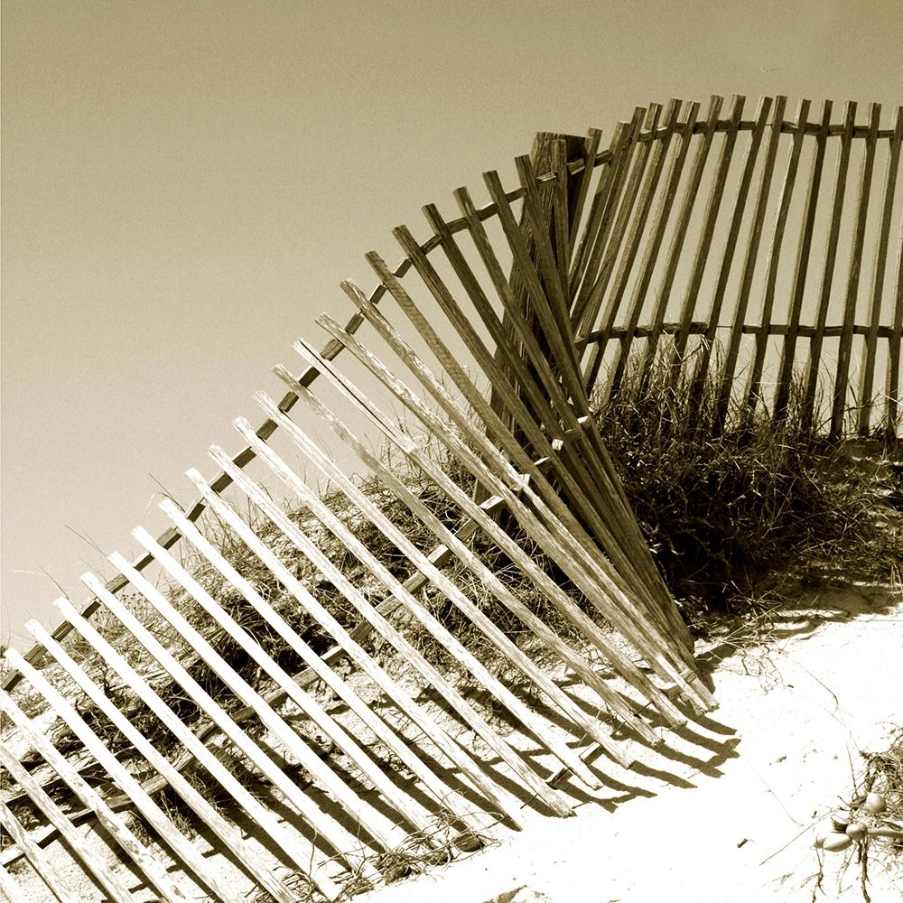 Wall Art Painting id:221284, Name: Fences in the Sand III, Artist: Bay, Noah