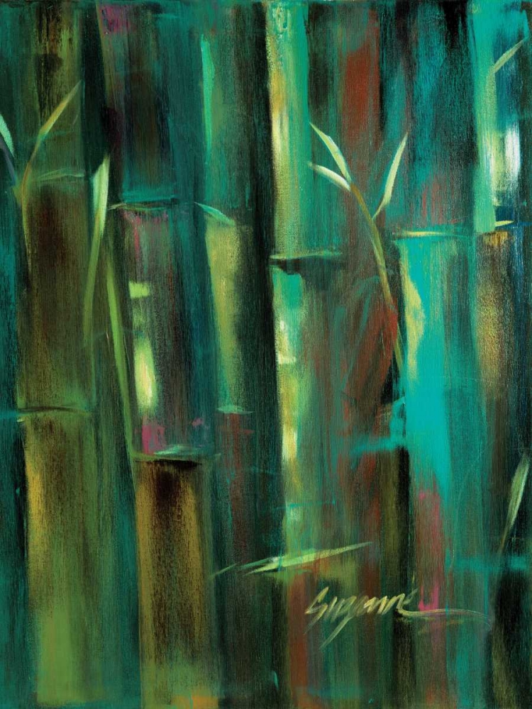 Wall Art Painting id:49800, Name: Turquoise Bamboo II, Artist: Wilkins, Suzanne