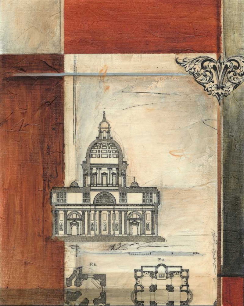 Wall Art Painting id:35234, Name: Architectural Measure II, Artist: Harper, Ethan