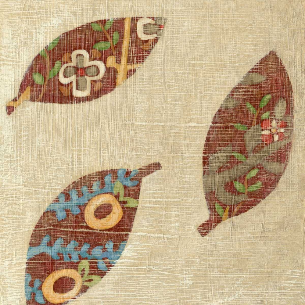 Wall Art Painting id:35461, Name: Linen Leaves I, Artist: Zarris, Chariklia