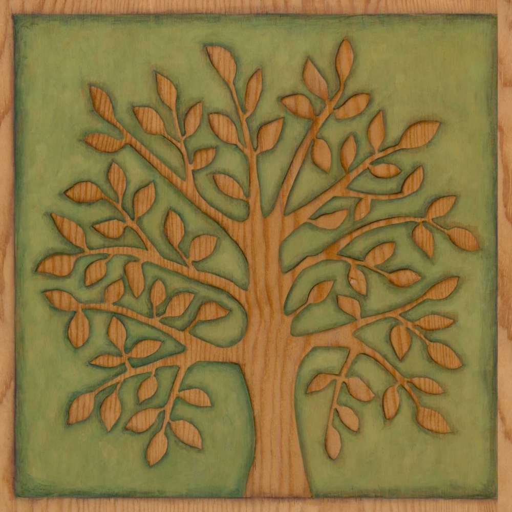 Wall Art Painting id:35467, Name: Arbor Woodcut I, Artist: Meagher, Megan