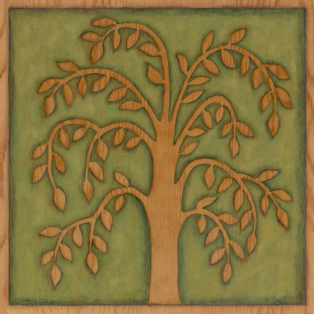 Wall Art Painting id:35468, Name: Arbor Woodcut II, Artist: Meagher, Megan