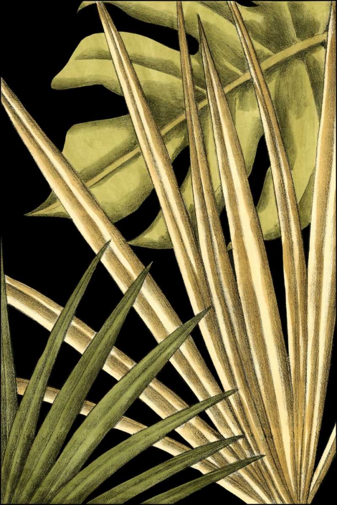 Wall Art Painting id:42489, Name: Rustic Tropical Leaves IV, Artist: Harper, Ethan