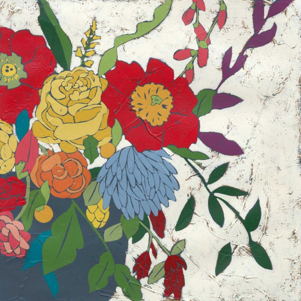 Wall Art Painting id:35620, Name: Brilliant Blossoms II, Artist: Zarris, Chariklia
