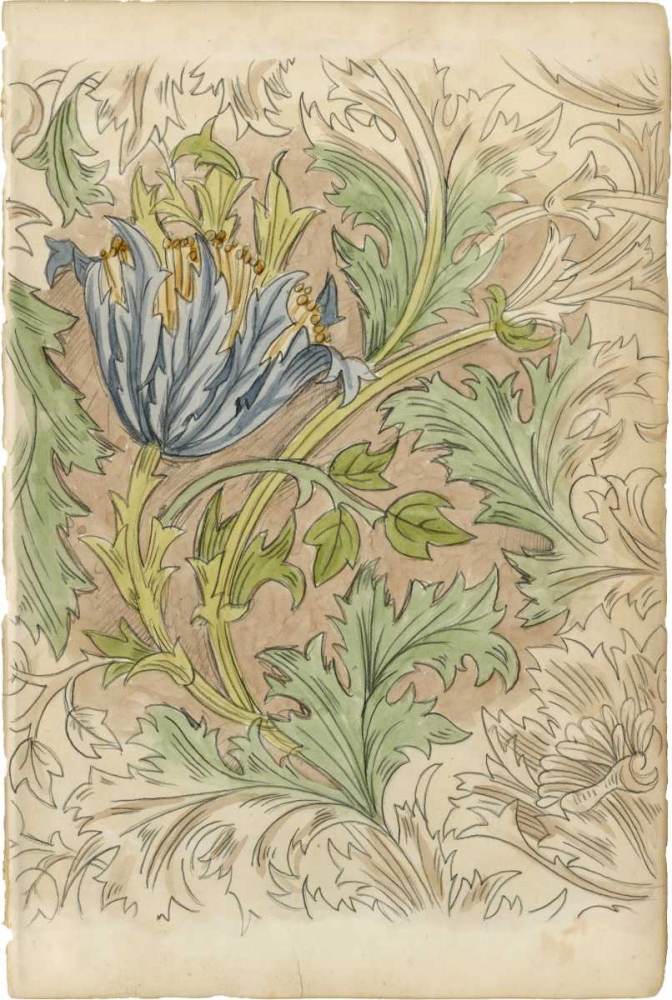 Wall Art Painting id:38580, Name: Floral Pattern Study III, Artist: Harper, Ethan
