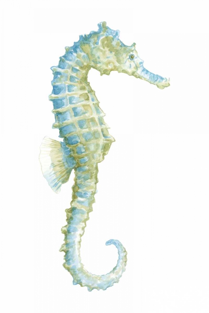 Wall Art Painting id:38729, Name: Watercolor Seahorse I, Artist: Meagher, Megan