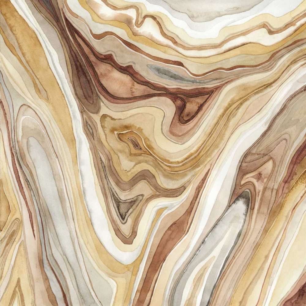 Wall Art Painting id:38733, Name: Watercolor Agate I, Artist: Meagher, Megan