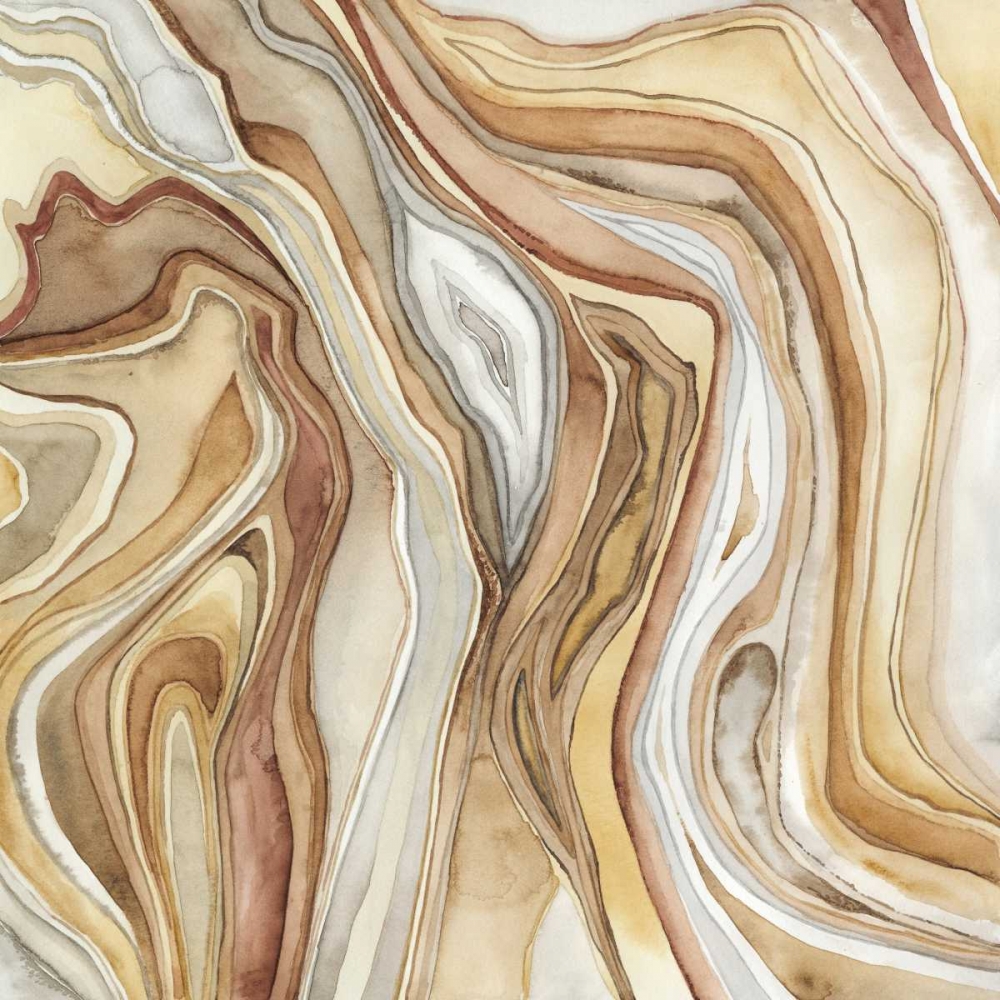 Wall Art Painting id:38734, Name: Watercolor Agate II, Artist: Meagher, Megan