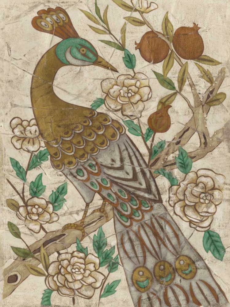 Wall Art Painting id:49934, Name: Chinoiserie Pheasant I, Artist: Zarris, Chariklia