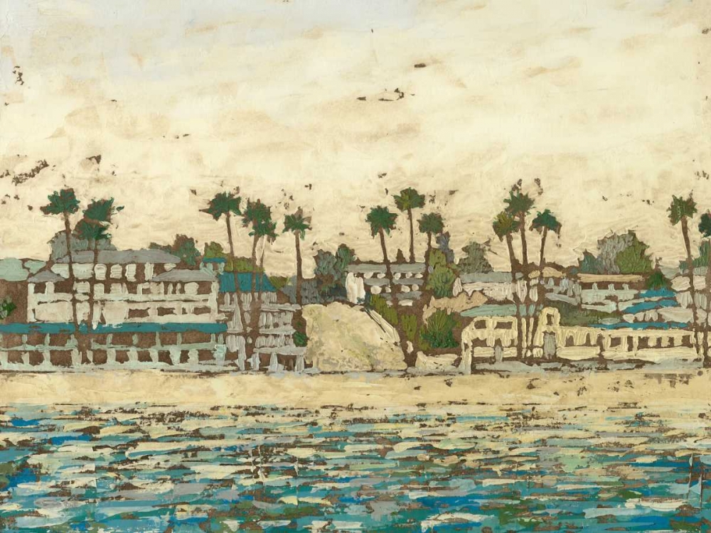 Wall Art Painting id:50343, Name: Beach Coast II, Artist: Meagher, Megan