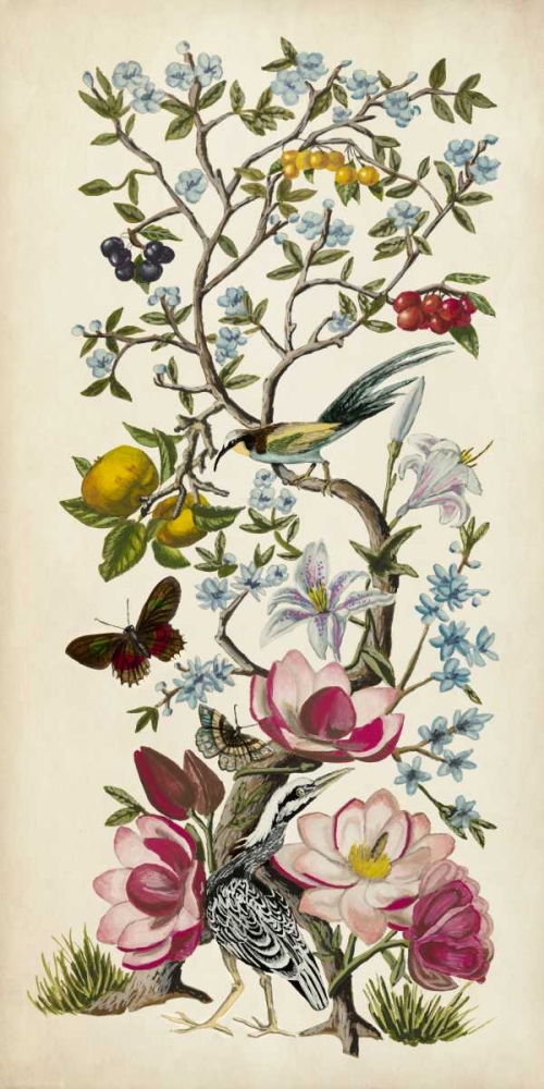 Wall Art Painting id:50392, Name: Chinoiserie Natura II, Artist: McCavitt, Naomi