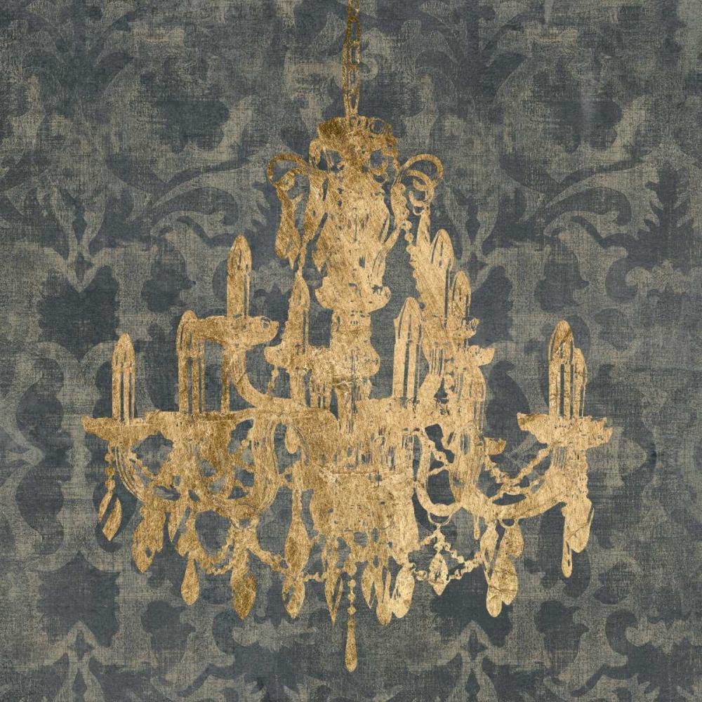 Wall Art Painting id:61178, Name: Gilt Chandelier III, Artist: Goldberger, Jennifer