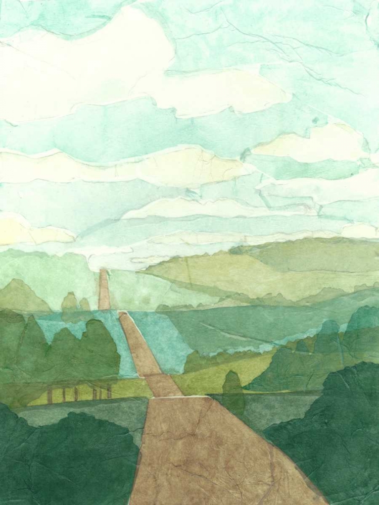Wall Art Painting id:61223, Name: Countryside Collage II, Artist: Meagher, Megan