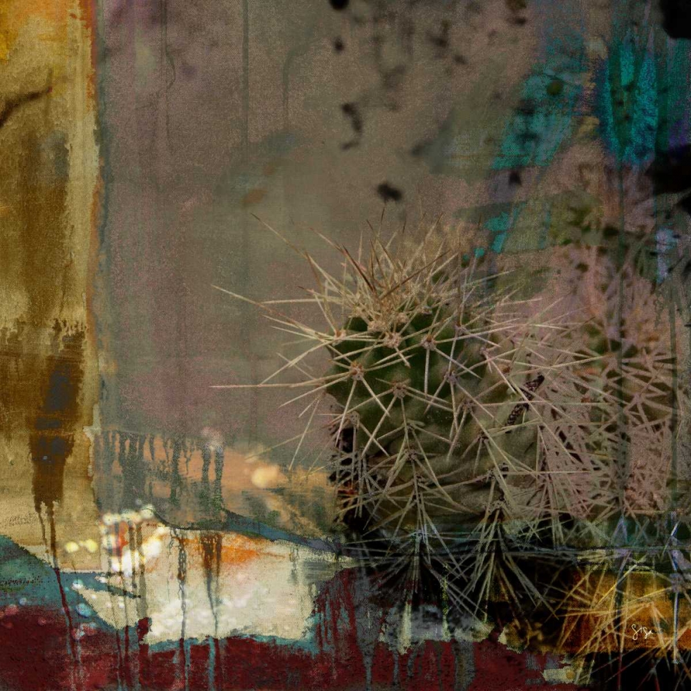 Wall Art Painting id:61273, Name: Cactus Abstract, Artist: Jasper, Sisa