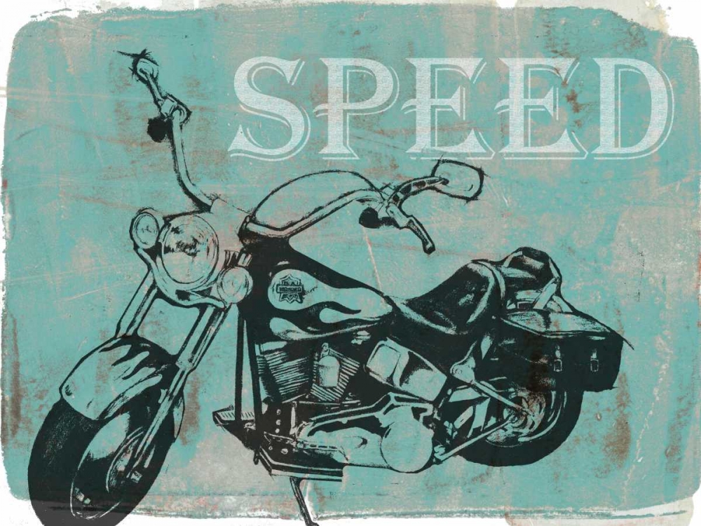 Wall Art Painting id:39130, Name: Motorcycle Ride II, Artist: Goldberger, Jennifer